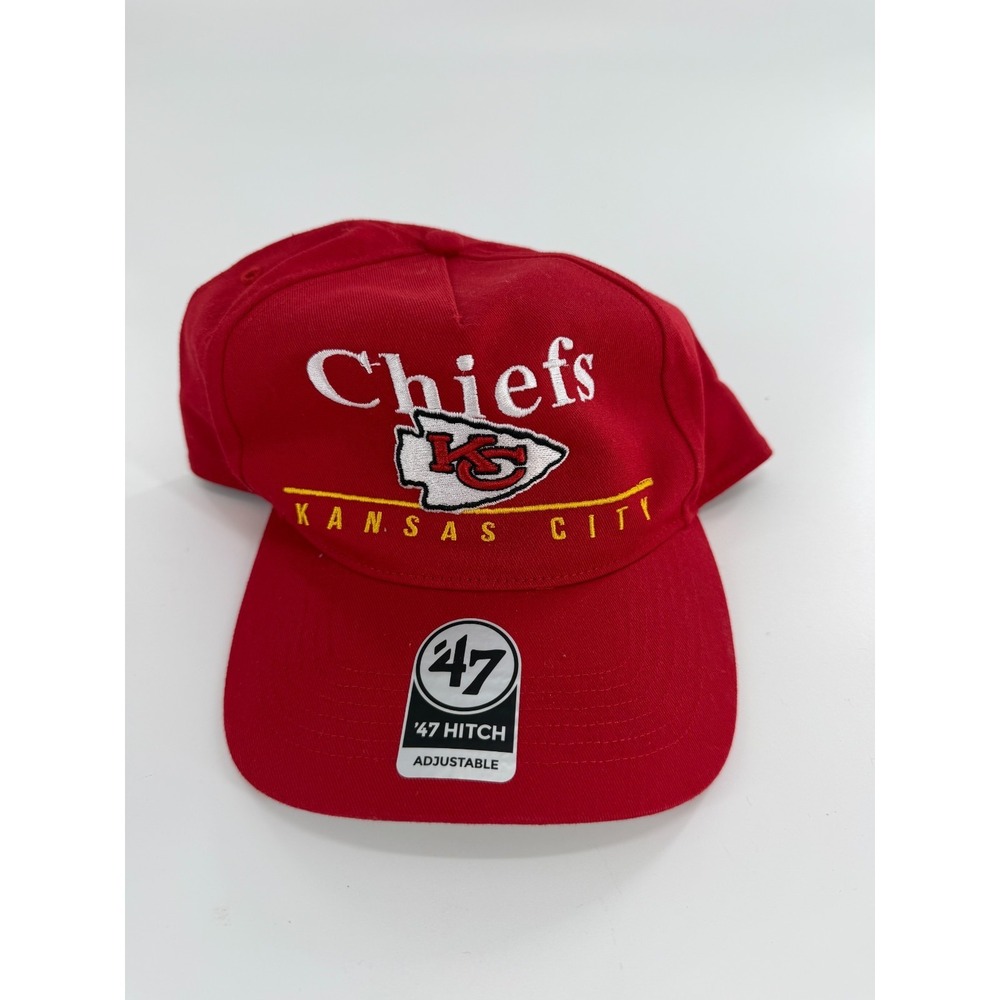 Kansas City Chiefs '47 Brand Red Hitch Adjustable Hat Cap New Mens NWT